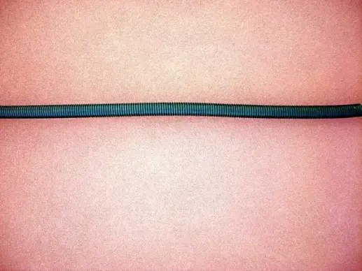 wire on a wall