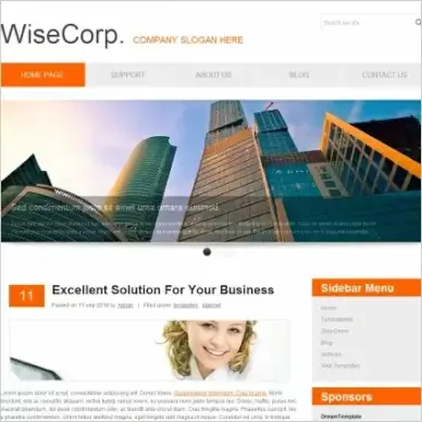 Wise Corp Template