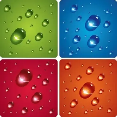 wizardclear water droplets vector