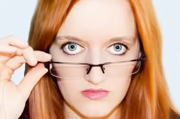 woman and glasses
