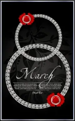 women39s day delicate background 05 vector