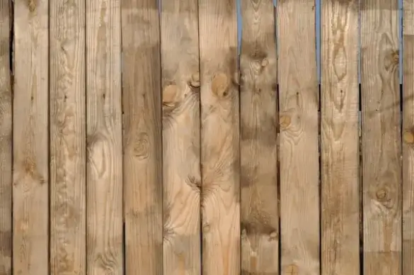 wooden fence