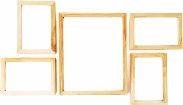 wooden frames