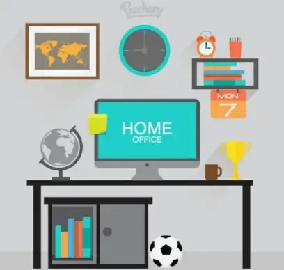work station illustration