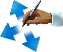 Write on arrow