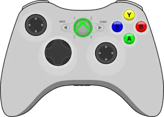 Xbox Gamepad clip art
