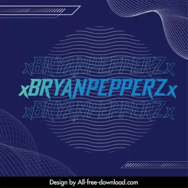 xbryanpepperzx backdrop template elegant swirled texts curves circle shapes outline 