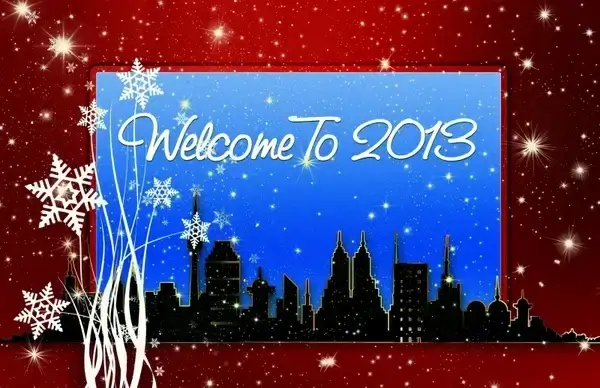year 2013 welcome