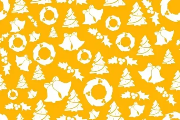 yellow christmas background