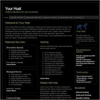Your Host Template