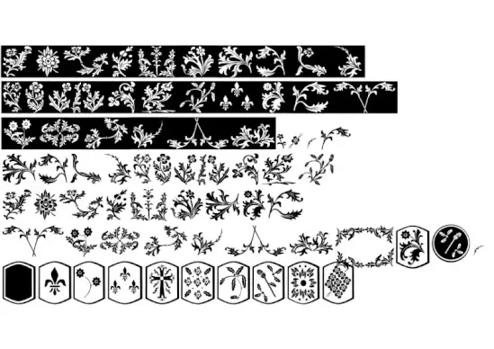 YY Old English Dingbats