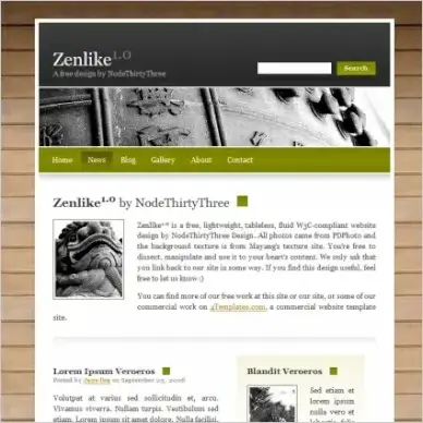 Zenlike 1.0 Template