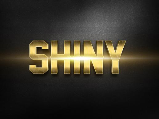013d gold text effect 2 preview