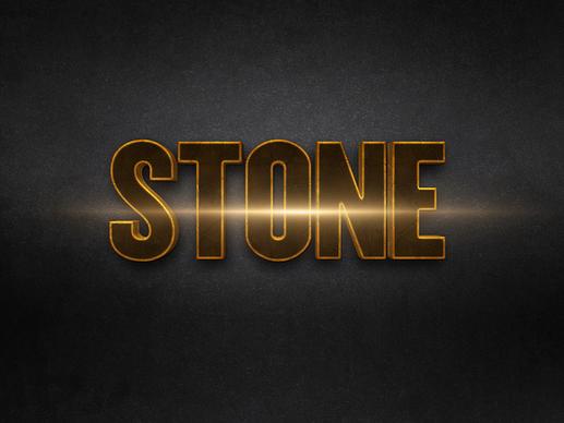 023d gold text effect 2 preview