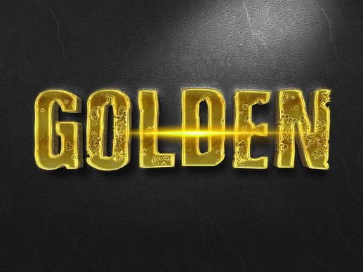 053d gold text effect 1 preview