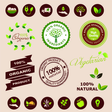 100 nature organic label