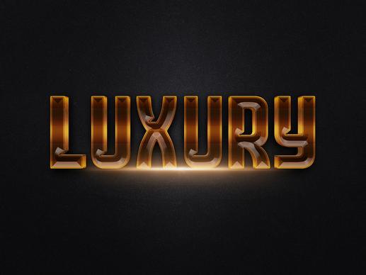 103d gold text effect 2 preview