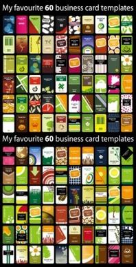 120 kind beautiful business card vector