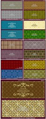18 of the retro elegant lace pattern vector