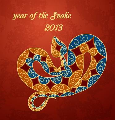 2013 new year39s theme 03 vector