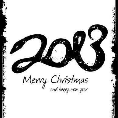 2013 new year39s theme 04 vector