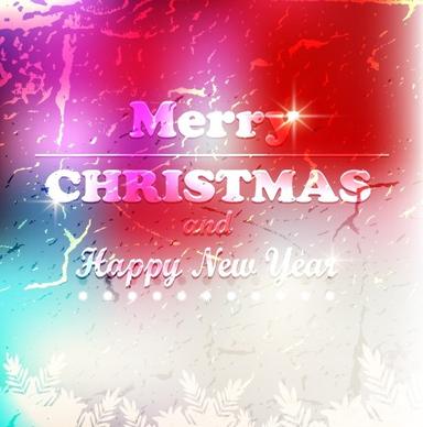 2014 christmas and new year grunge vector backgrounds