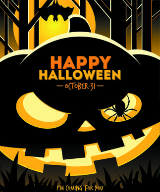 2014 halloween art background vector