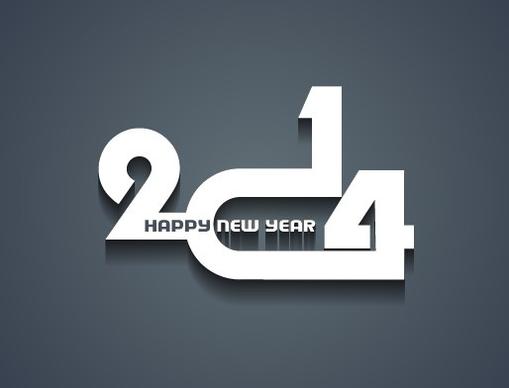 2014 new year background vector graphics