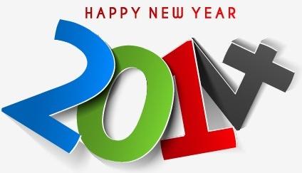 2014 new year text design vector