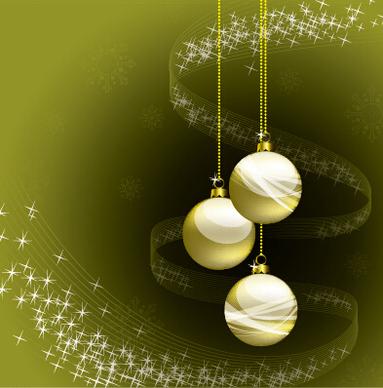 2015 christmas ball with abstract background