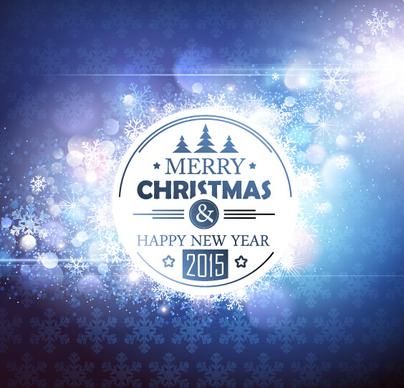 2015 new year and christmas dream background vector