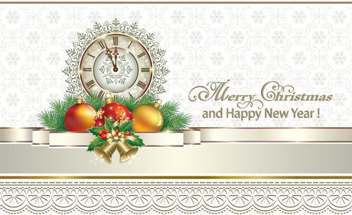 2016 christmas new year gold background vectors