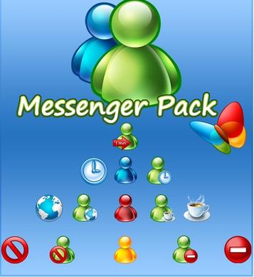 20 icons for Messenger icons pack