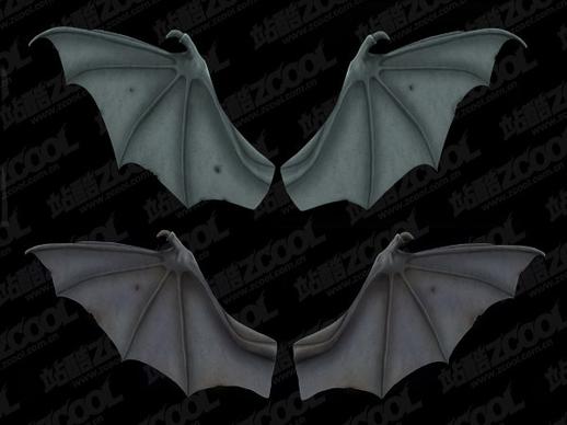 2 bat wings psd layered