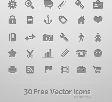 30 gray texture icon psd
