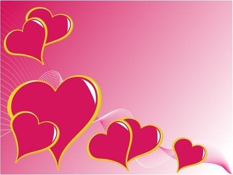 3 Heart-shaped Vector Graphics