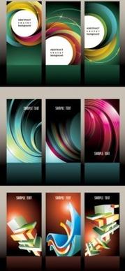 3d abstract cover brochure vector