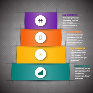 3d infographic vector with abstract tower design