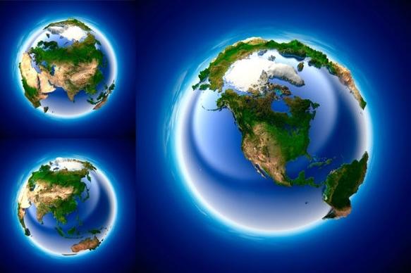 3d multiangle earth hd picture