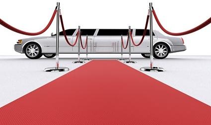 3d red carpet limousine picture