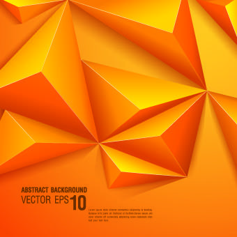 3d shapes background vector