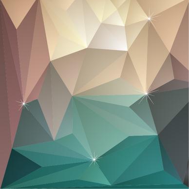 3d triangle geometric vectors background