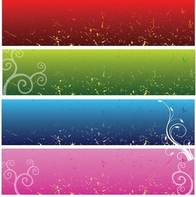 abstract background sets classical grunge style design