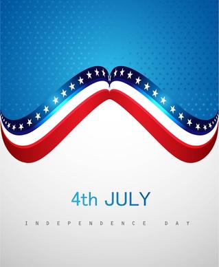 4th july american independence day vector