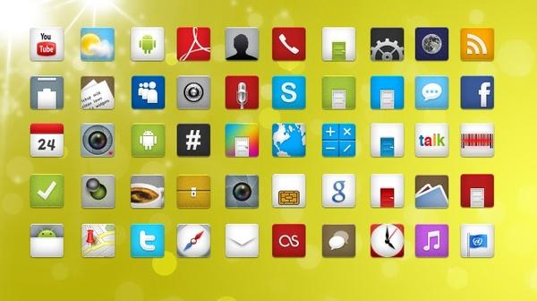 52 Android icons icons pack