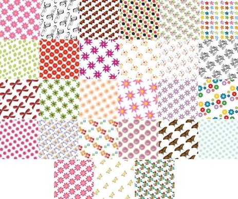 54 kinds of vector tile background 1