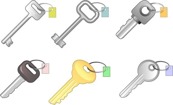 6 different keys