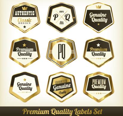 9 quality label vector