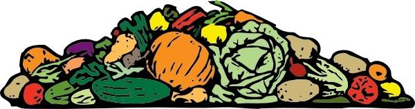 A Pile Of Vegetables clip art