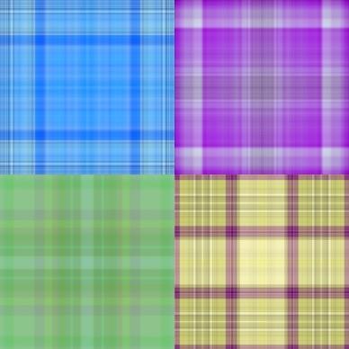 a variety of plaid cloth pattern